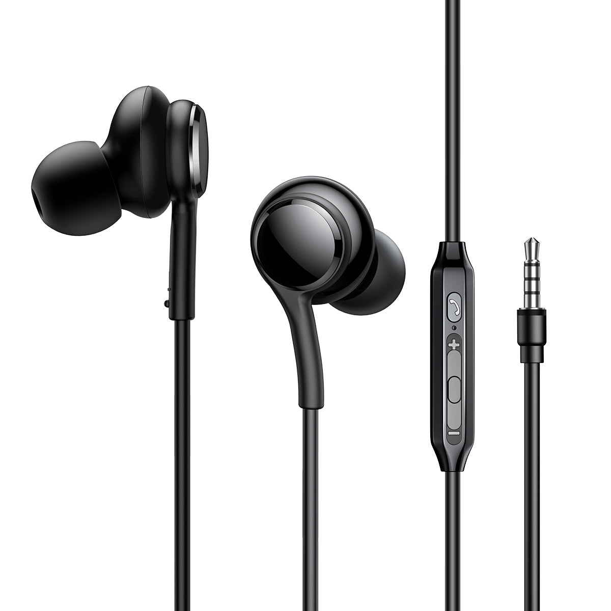 JOYROOM JR-EW02 3.5mm Wire-controlled Earphone HiFi Sound In-ear Headphone with Mic JOYROOM JR-EW02 3.5mm Wire-controlled Earphone HiFi Sound In-ear Headphone with Mic